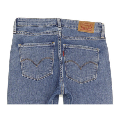 Levi's 721 Women Blue Skinny Slim Stretch Jeans W28 L30