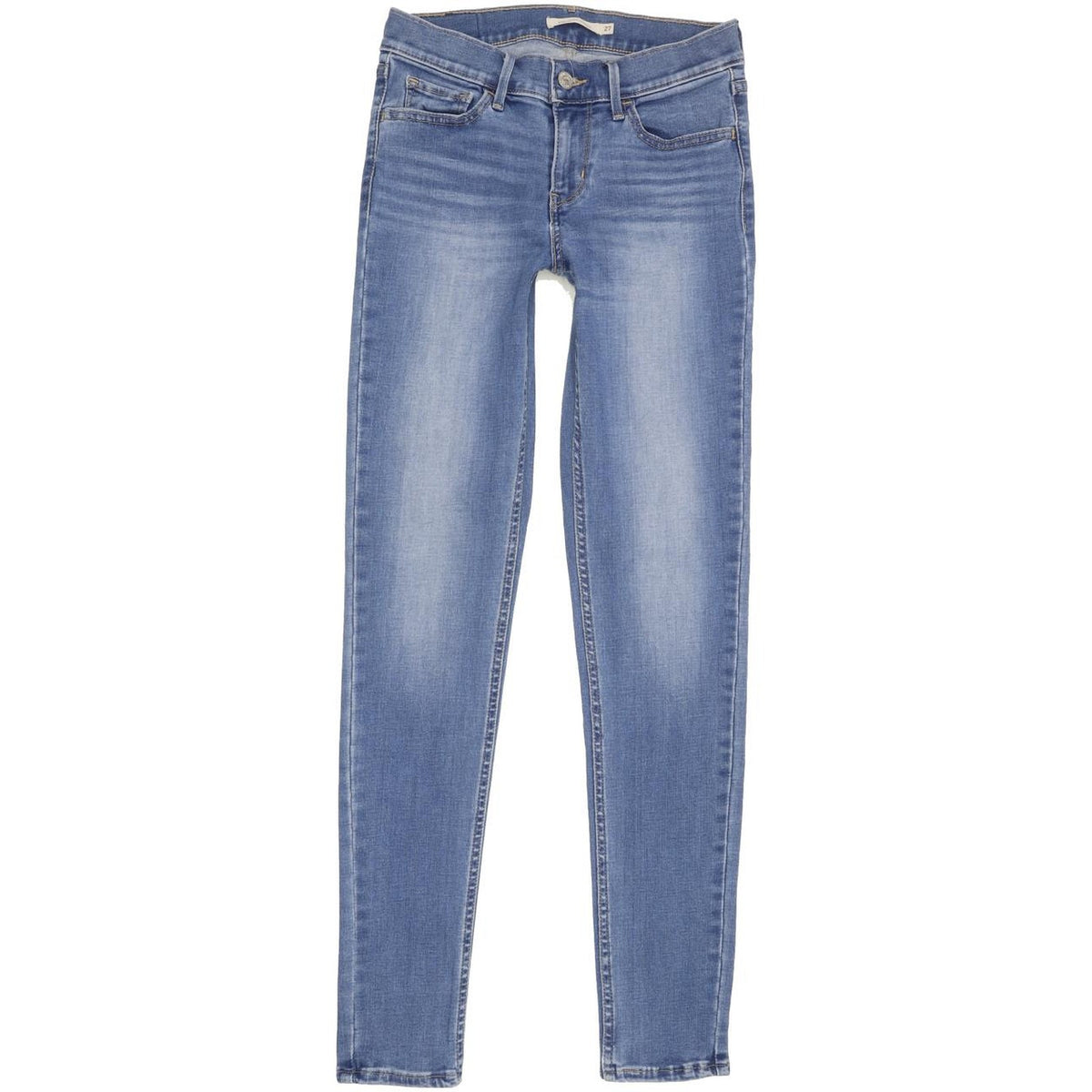 Levi's 710 Super Women Blue Skinny Slim Stretch Jeans W27 L29