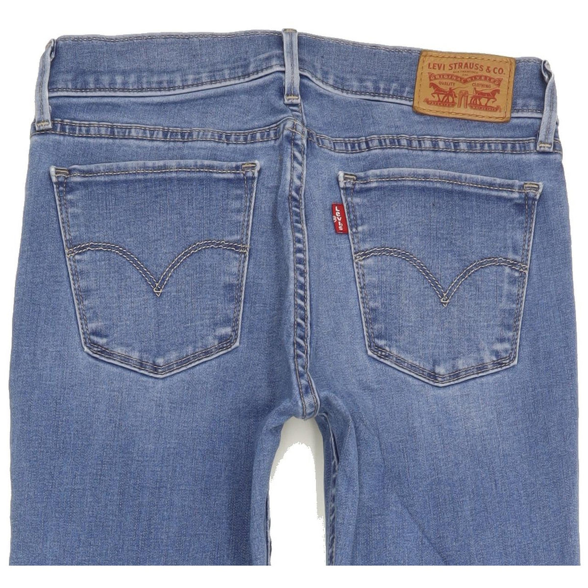 Levi's 710 Super Women Blue Skinny Slim Stretch Jeans W27 L29