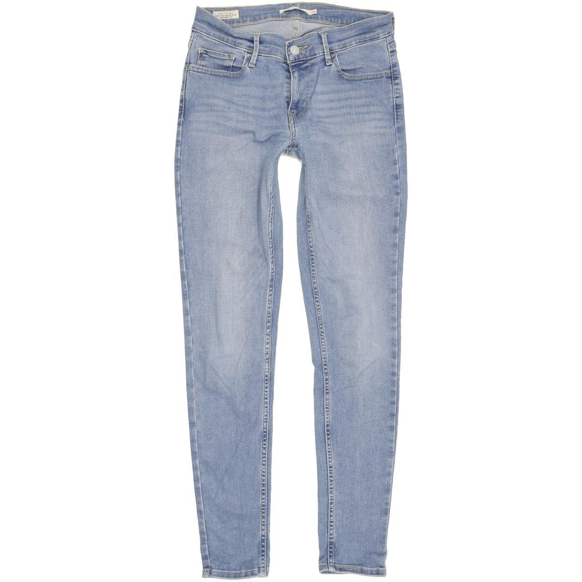 Levi's 710 Super Women Blue Skinny Slim Stretch Jeans W28 L30