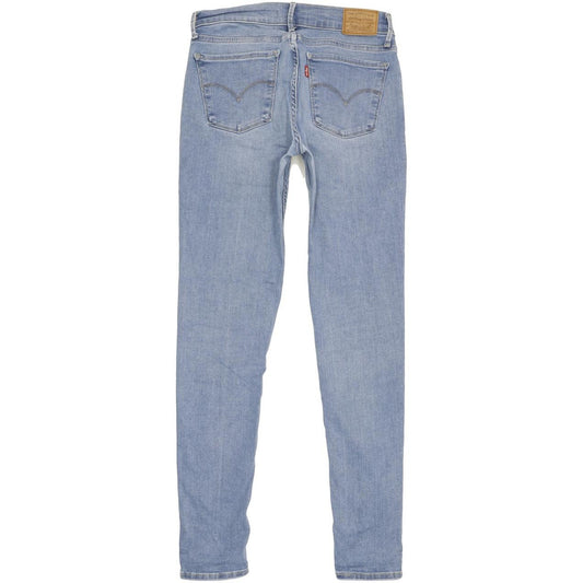 Levi's 710 Super Women Blue Skinny Slim Stretch Jeans W28 L30