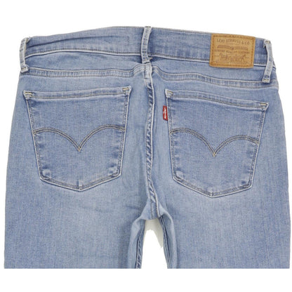 Levi's 710 Super Women Blue Skinny Slim Stretch Jeans W28 L30
