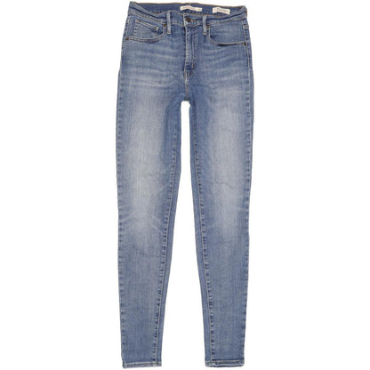 Levi's Mile Blue Skinny Slim Stretch Jeans High Waisted W28 L32