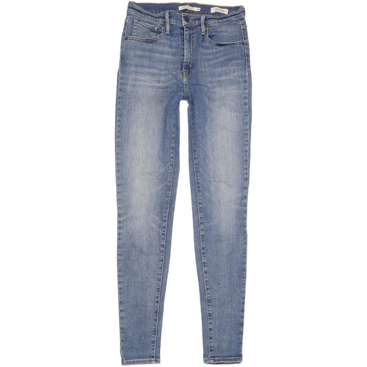 Levi's Mile Blue Skinny Slim Stretch Jeans High Waisted W28 L32