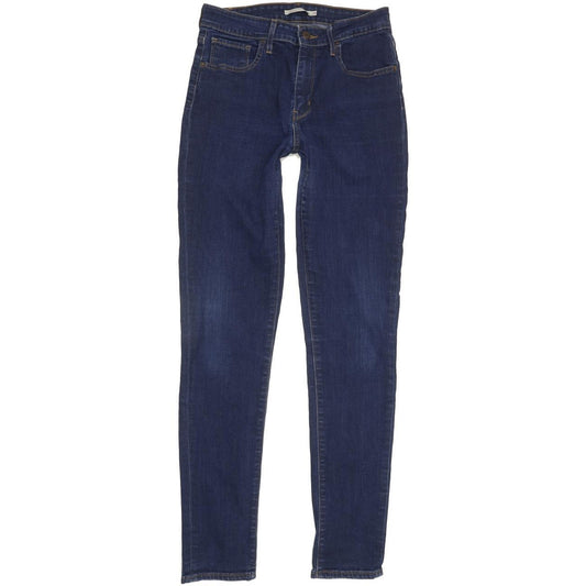 Levi's 721 Men Blue Skinny Slim Stretch Jeans W29 L32