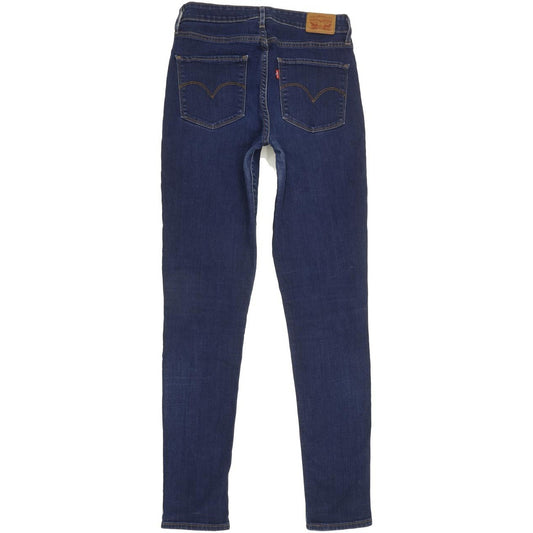 Levi's 721 Men Blue Skinny Slim Stretch Jeans W29 L32