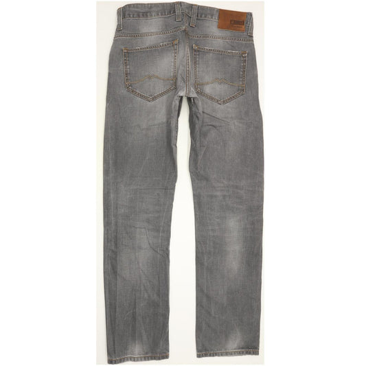 Mustang Chicago Men Grey Tapered Slim Jeans W32 L31