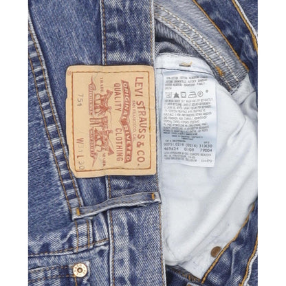 Levi's 751 Men Blue Straight Regular Jeans W31 L27