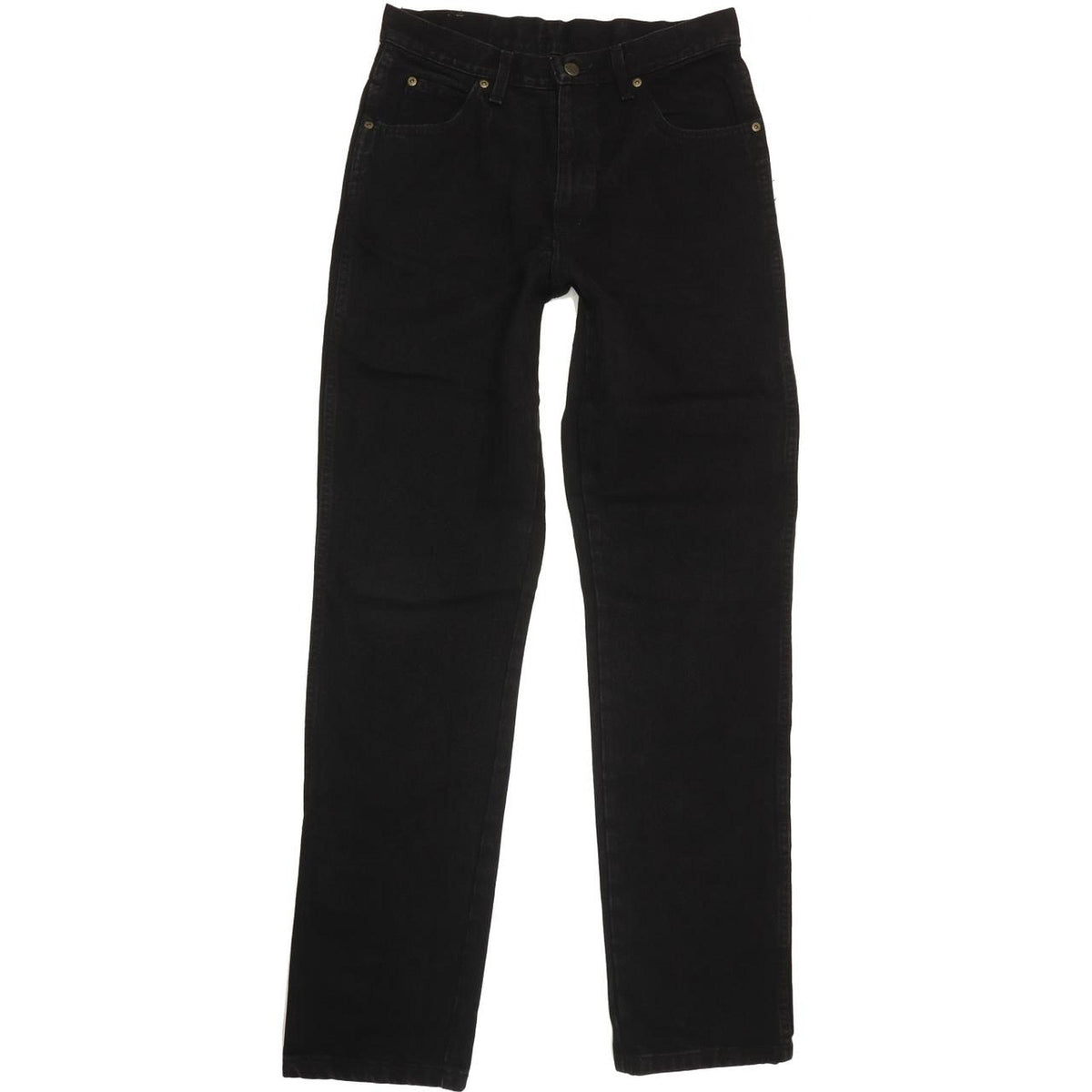 Wrangler Comfort Men Black Straight Regular Jeans W32 L35