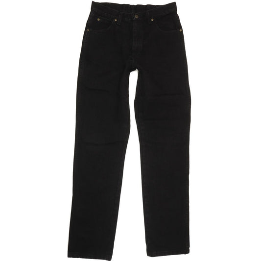 Wrangler Comfort Men Black Straight Regular Jeans W32 L35