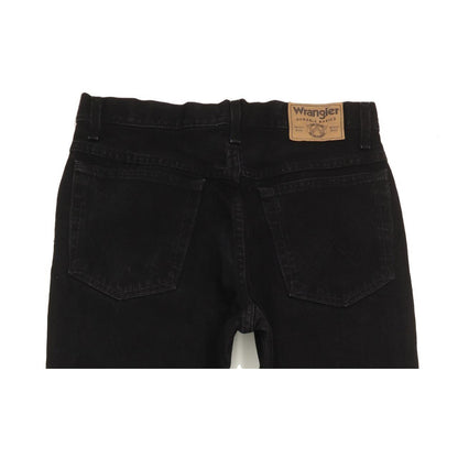 Wrangler Comfort Men Black Straight Regular Jeans W32 L35