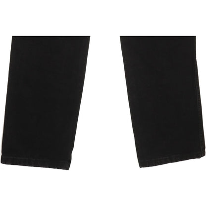 Wrangler Comfort Men Black Straight Regular Jeans W32 L35