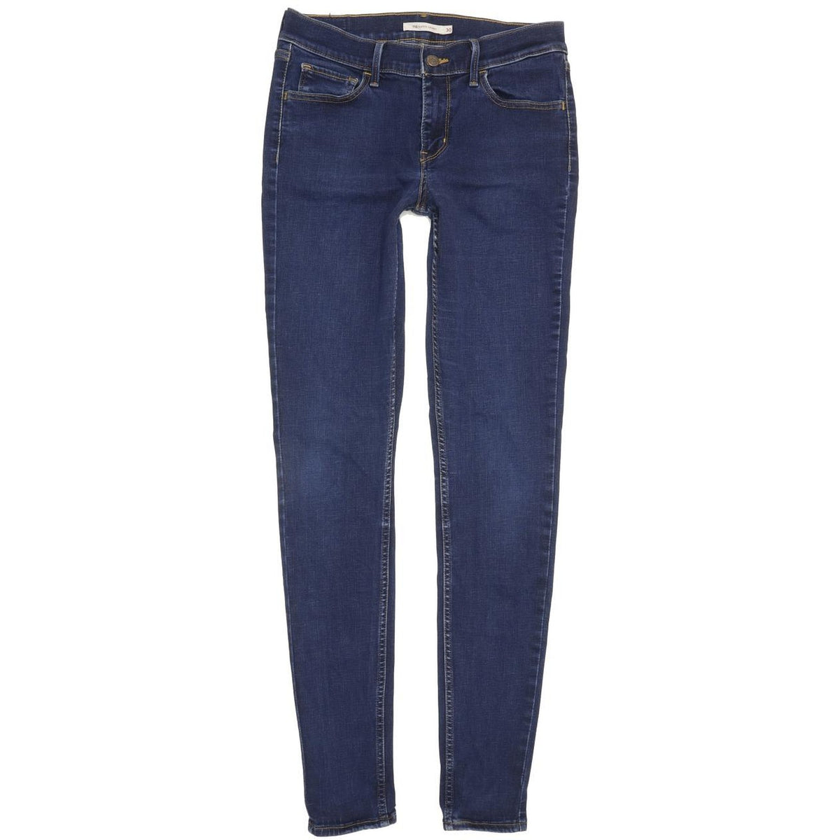 Levi's 710 Super Women Blue Skinny Slim Stretch Jeans W30 L31
