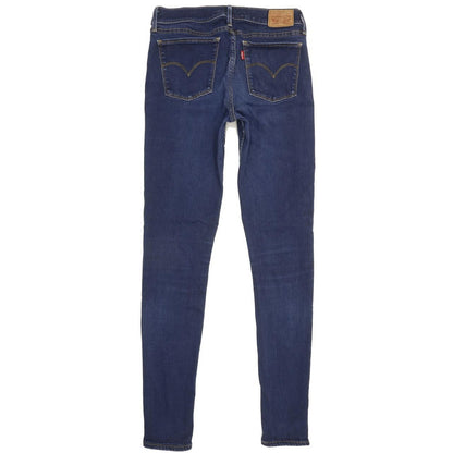 Levi's 710 Super Women Blue Skinny Slim Stretch Jeans W30 L31