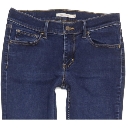 Levi's 710 Super Women Blue Skinny Slim Stretch Jeans W30 L31