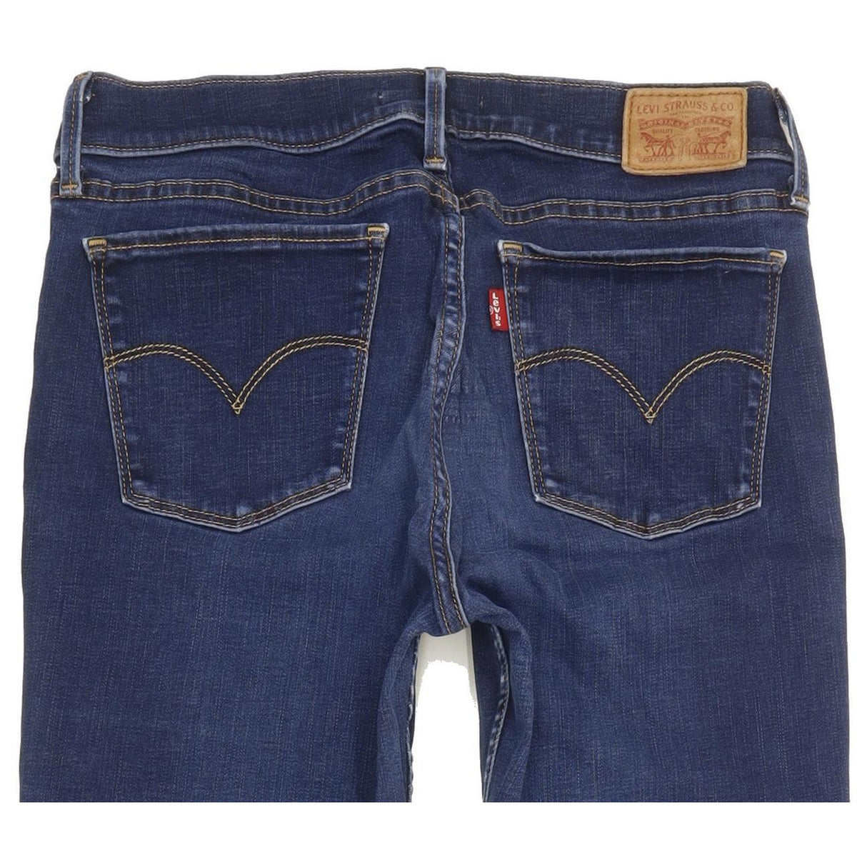 Levi's 710 Super Women Blue Skinny Slim Stretch Jeans W30 L31
