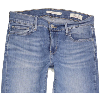 Levi's 710 Super Women Blue Skinny Slim Stretch Jeans W28 L31