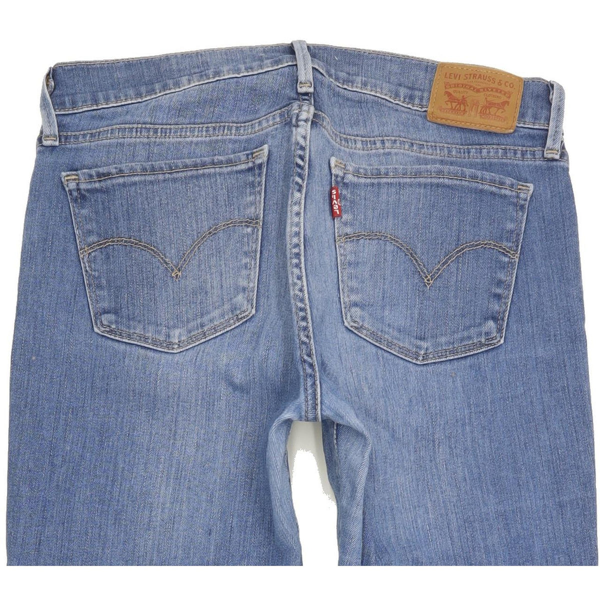 Levi's 710 Super Women Blue Skinny Slim Stretch Jeans W28 L31