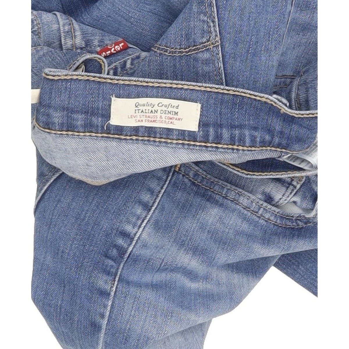 Levi's 710 Super Women Blue Skinny Slim Stretch Jeans W28 L31