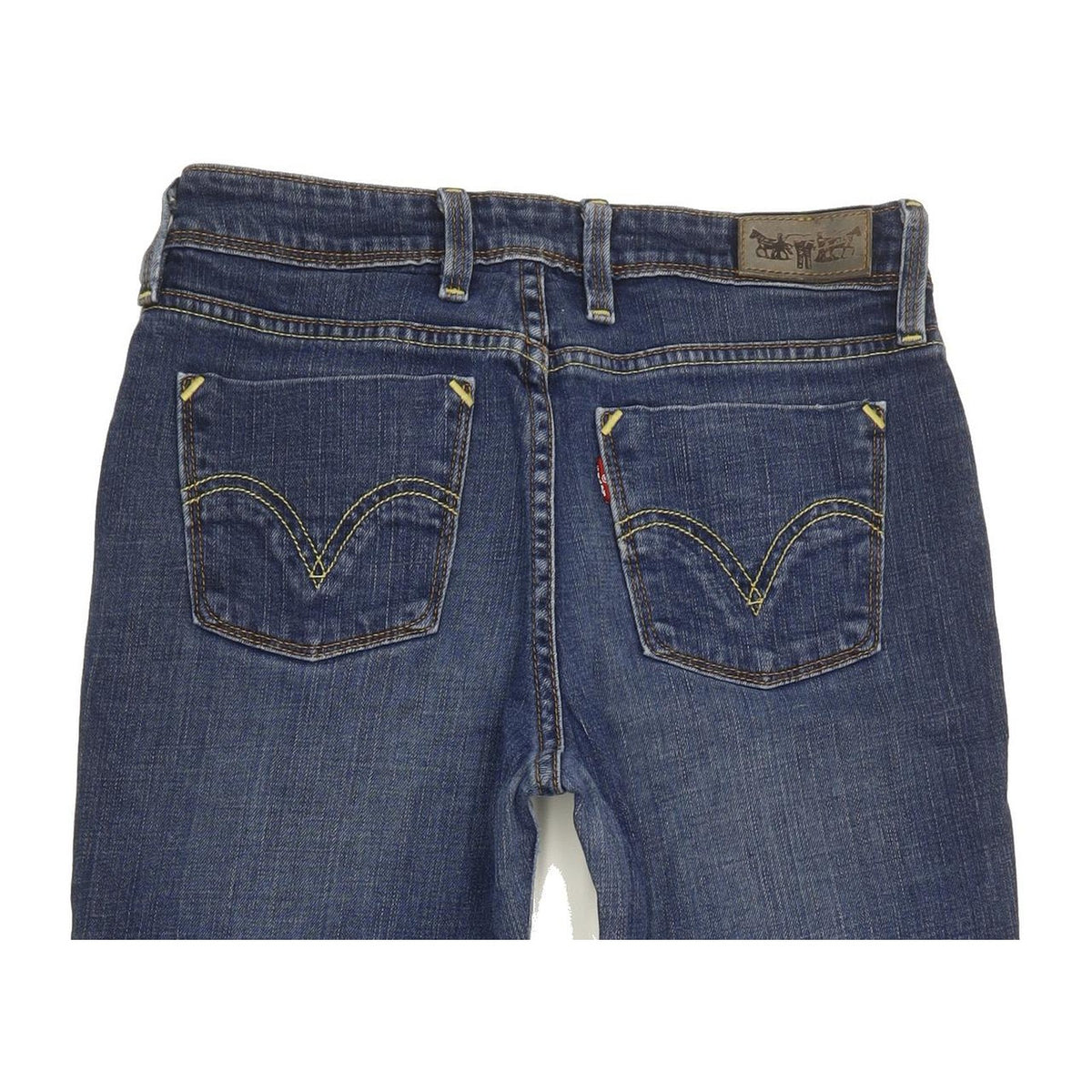 Levi's 627 Women Blue Straight Slim Stretch Jeans W28 L28