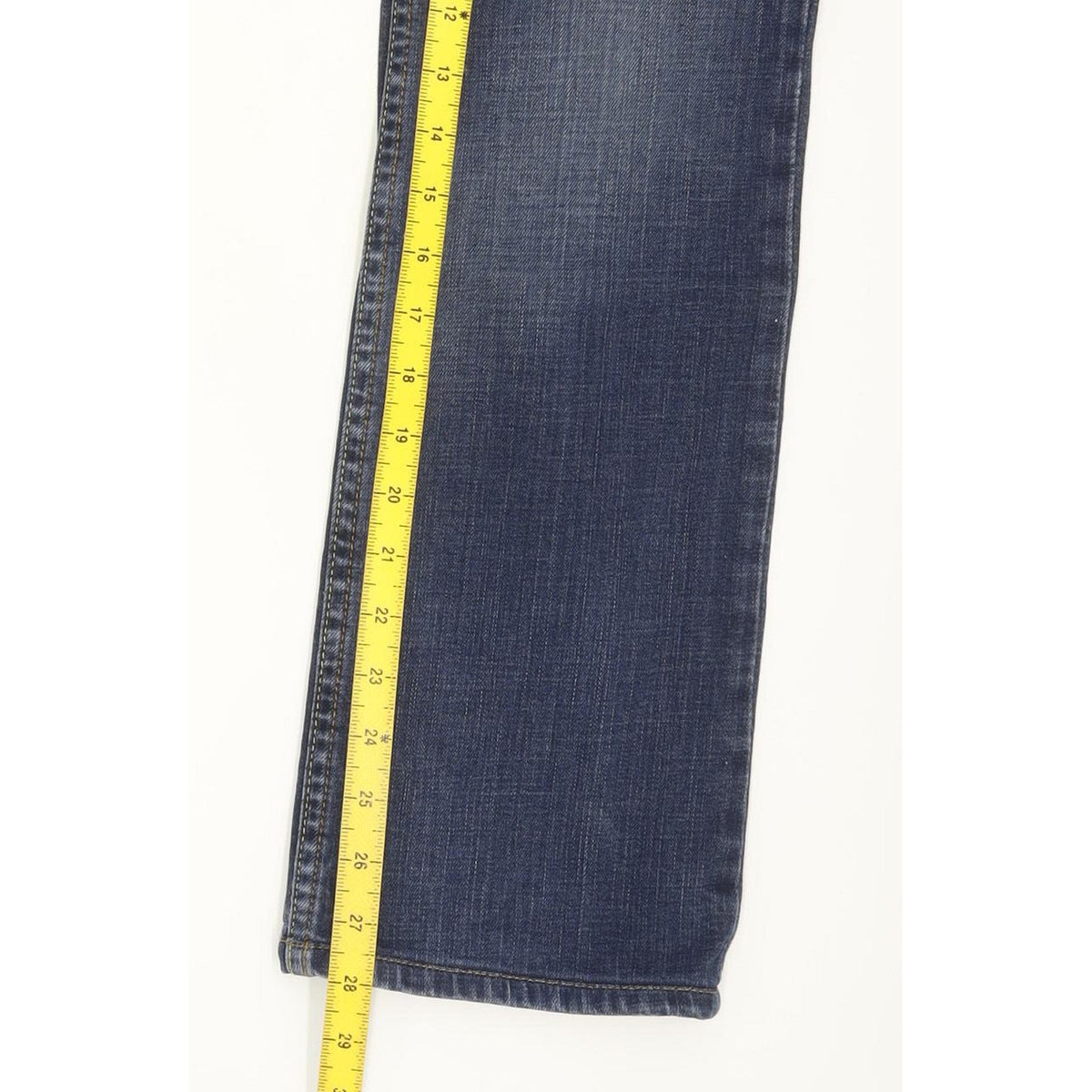 Levi's 627 Women Blue Straight Slim Stretch Jeans W28 L28