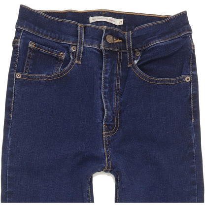 Levi's Mile Blue Skinny Slim Stretch Jeans High Waisted W27 L29
