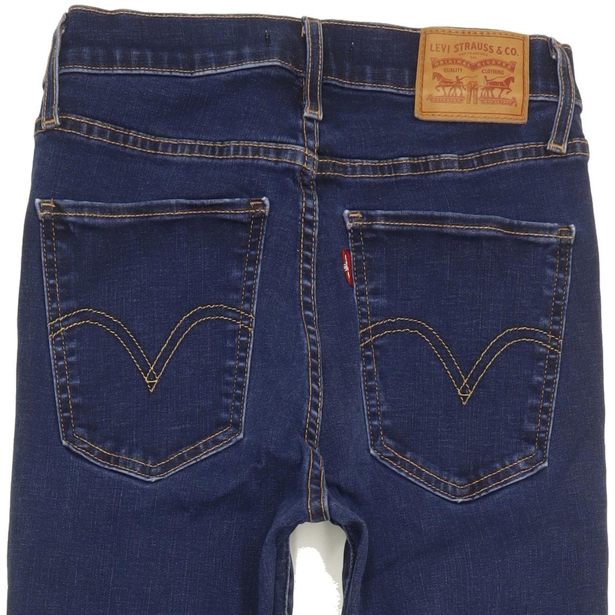 Levi's Mile Blue Skinny Slim Stretch Jeans High Waisted W27 L29