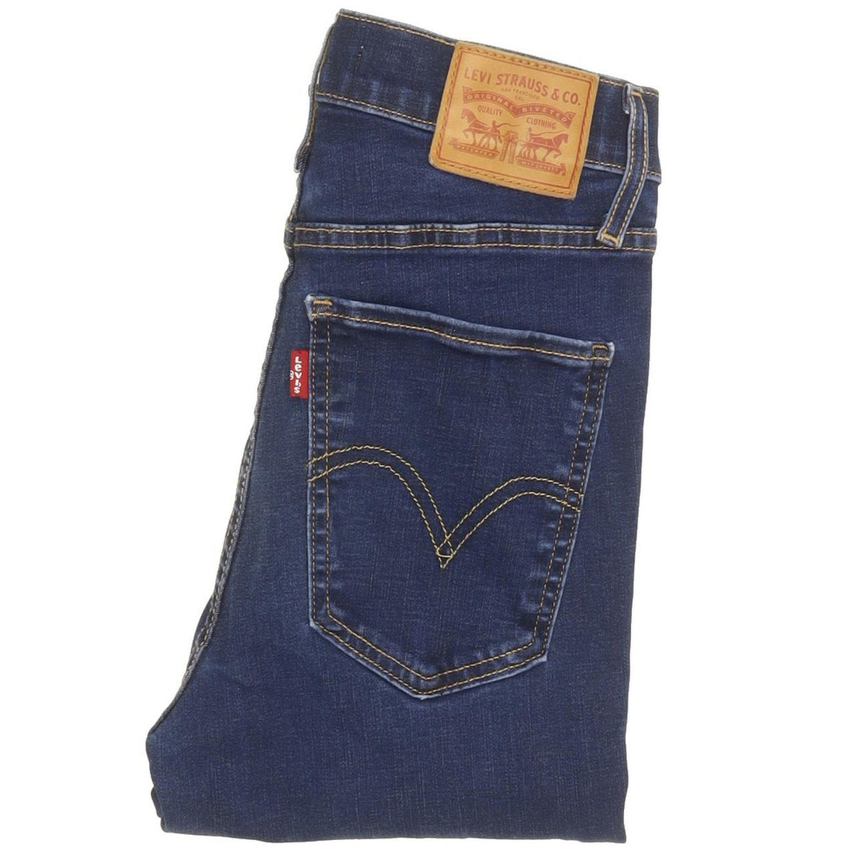 Levi's Mile Blue Skinny Slim Stretch Jeans High Waisted W27 L29