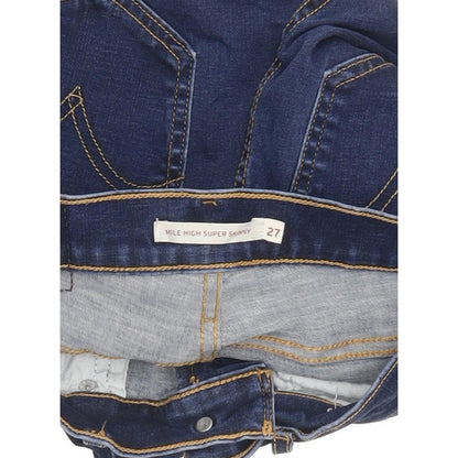 Levi's Mile Blue Skinny Slim Stretch Jeans High Waisted W27 L29