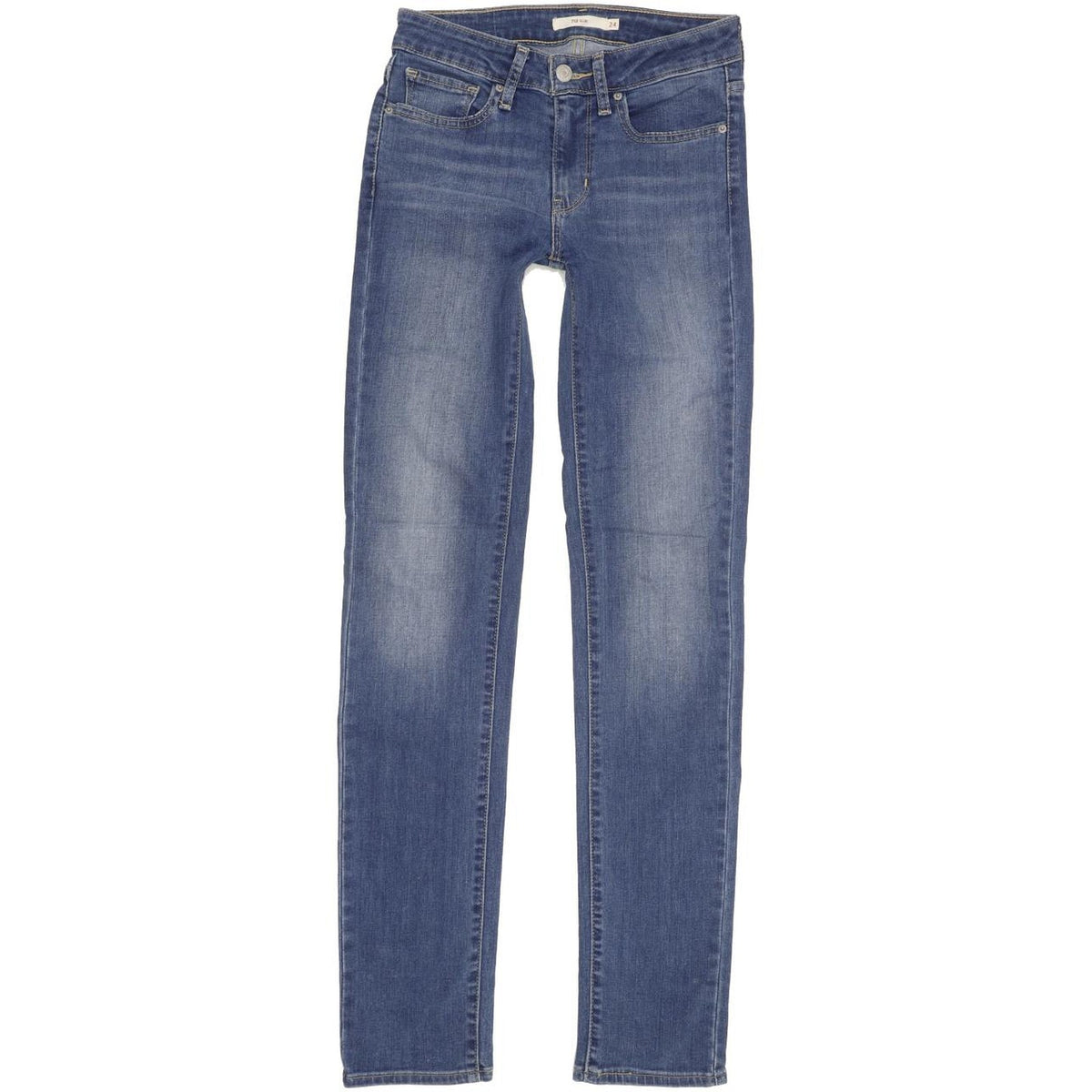 Levi's 712 Women Blue Skinny Slim Stretch Jeans W24 L31