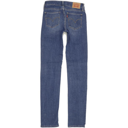 Levi's 712 Women Blue Skinny Slim Stretch Jeans W24 L31