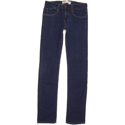 Levi's 510 Kids Blue Skinny Slim Stretch Jeans W28 L31