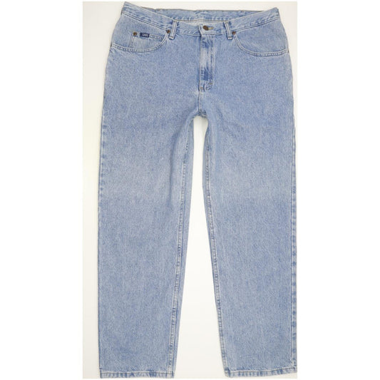 Lee Men Blue Straight Regular Jeans W38 L30
