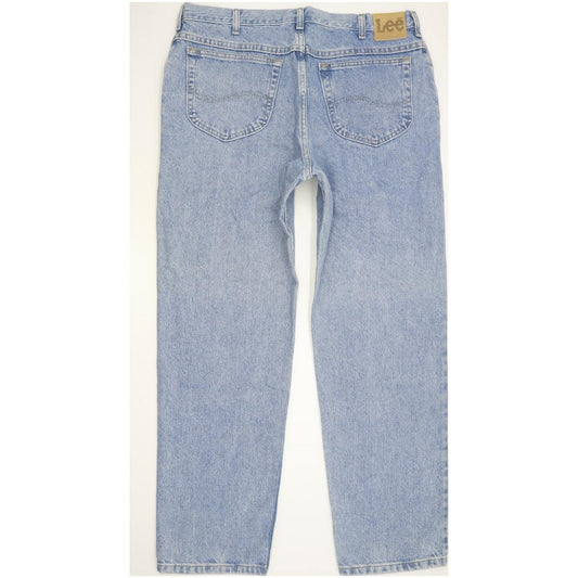 Lee Men Blue Straight Regular Jeans W38 L30