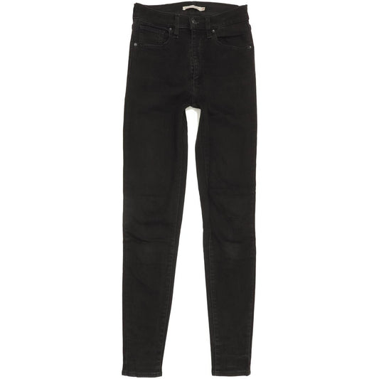 Levi's Mile Women Black Skinny Slim Stretch Jeans W27 L31