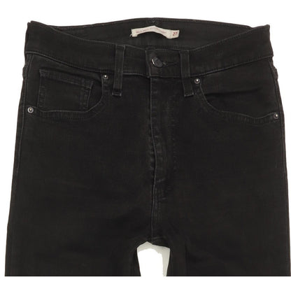 Levi's Mile Women Black Skinny Slim Stretch Jeans W27 L31