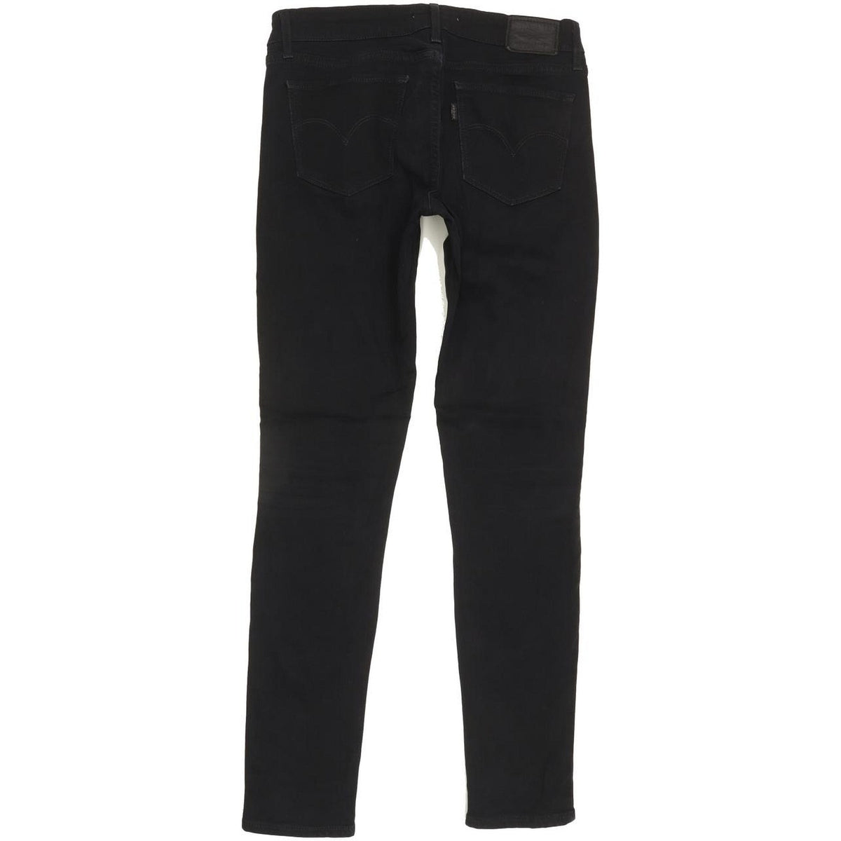 Levi's 711 Women Black Skinny Slim Stretch Jeans W27 L28