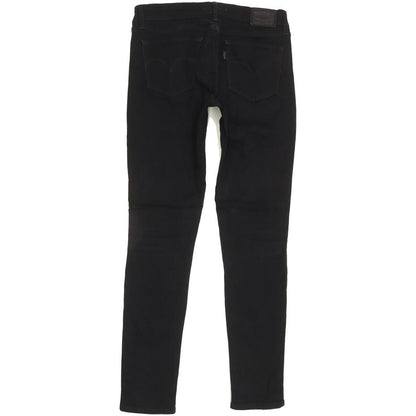 Levi's 711 Women Black Skinny Slim Stretch Jeans W27 L28