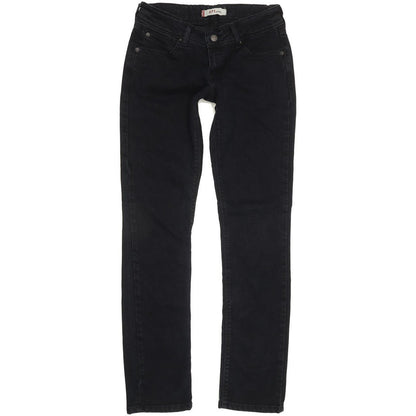 Levi's 571 Women Black Straight Slim Jeans W29 L31