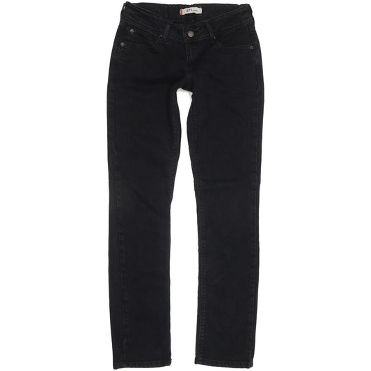 Levi's 571 Women Black Straight Slim Jeans W29 L31