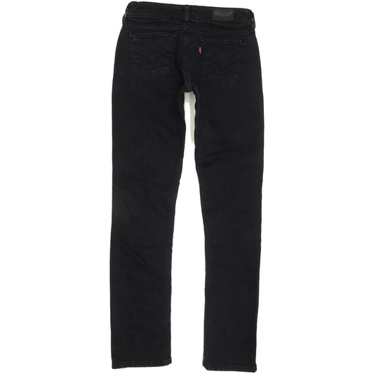 Levi's 571 Women Black Straight Slim Jeans W29 L31