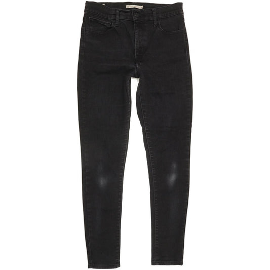 Levi's 720 Women Black Skinny Slim Stretch Jeans W30 L29