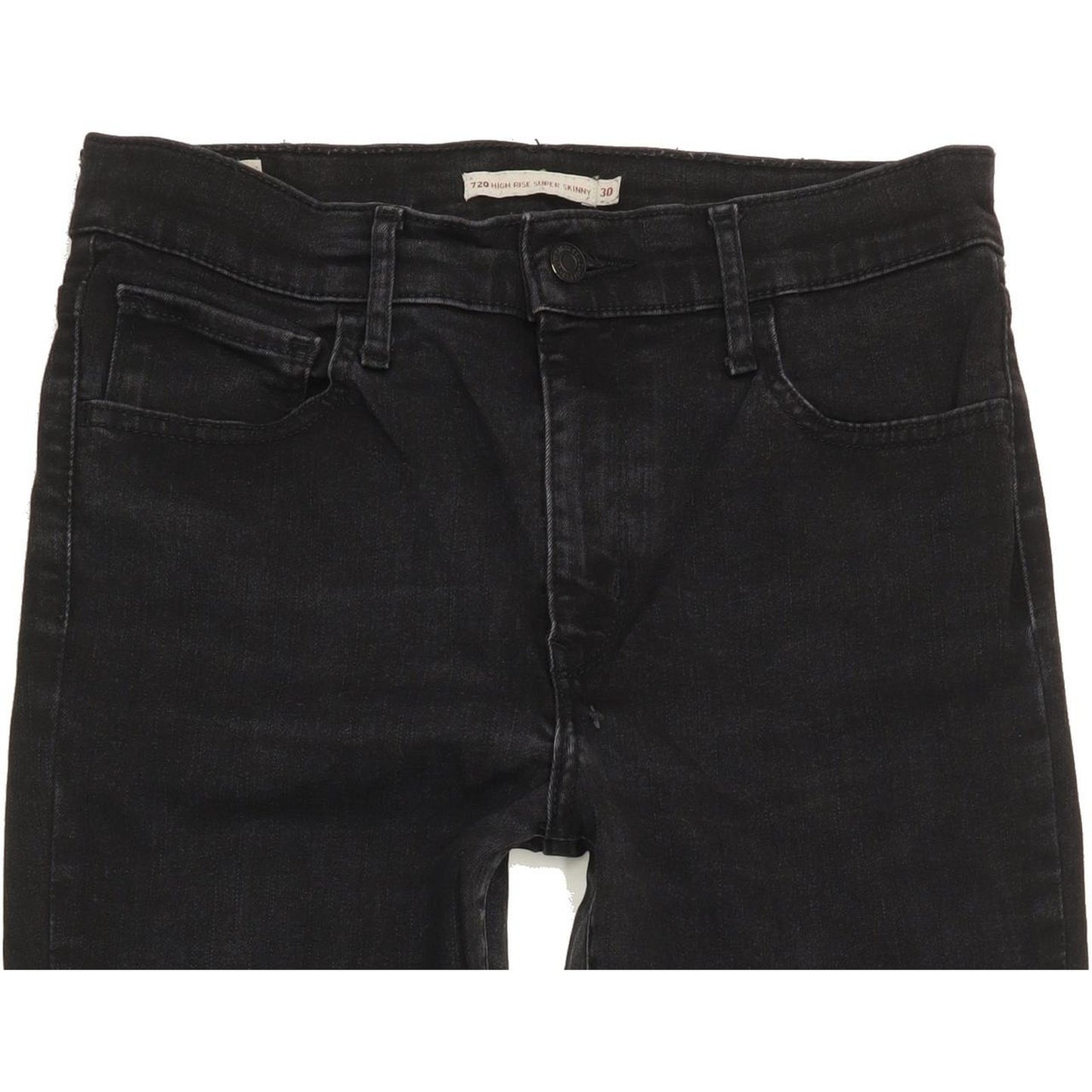 Levi's 720 Women Black Skinny Slim Stretch Jeans W30 L29