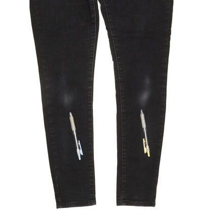 Levi's 720 Women Black Skinny Slim Stretch Jeans W30 L29