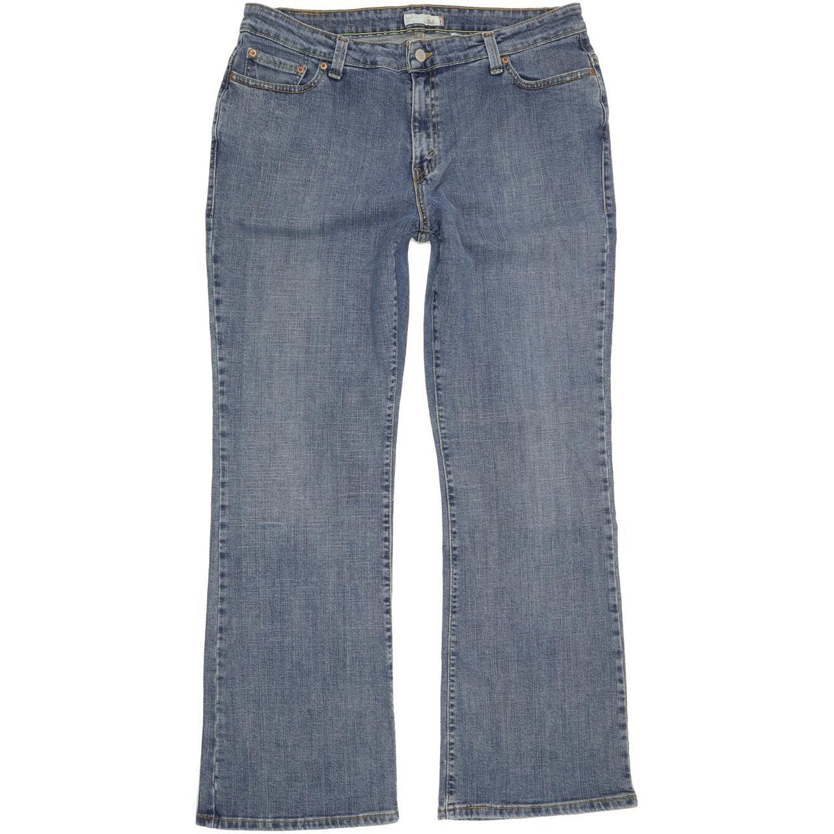 Levi's 515 Blue Bootcut Regular Stretch Jeans High Waisted W35 L31
