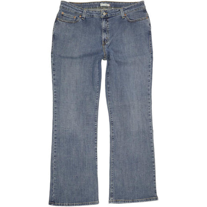 Levi's 515 Blue Bootcut Regular Stretch Jeans High Waisted W35 L31