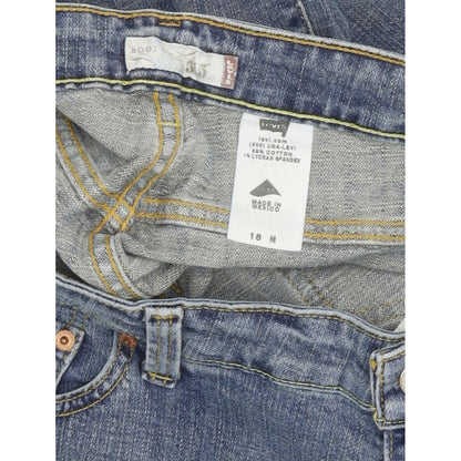 Levi's 515 Blue Bootcut Regular Stretch Jeans High Waisted W35 L31
