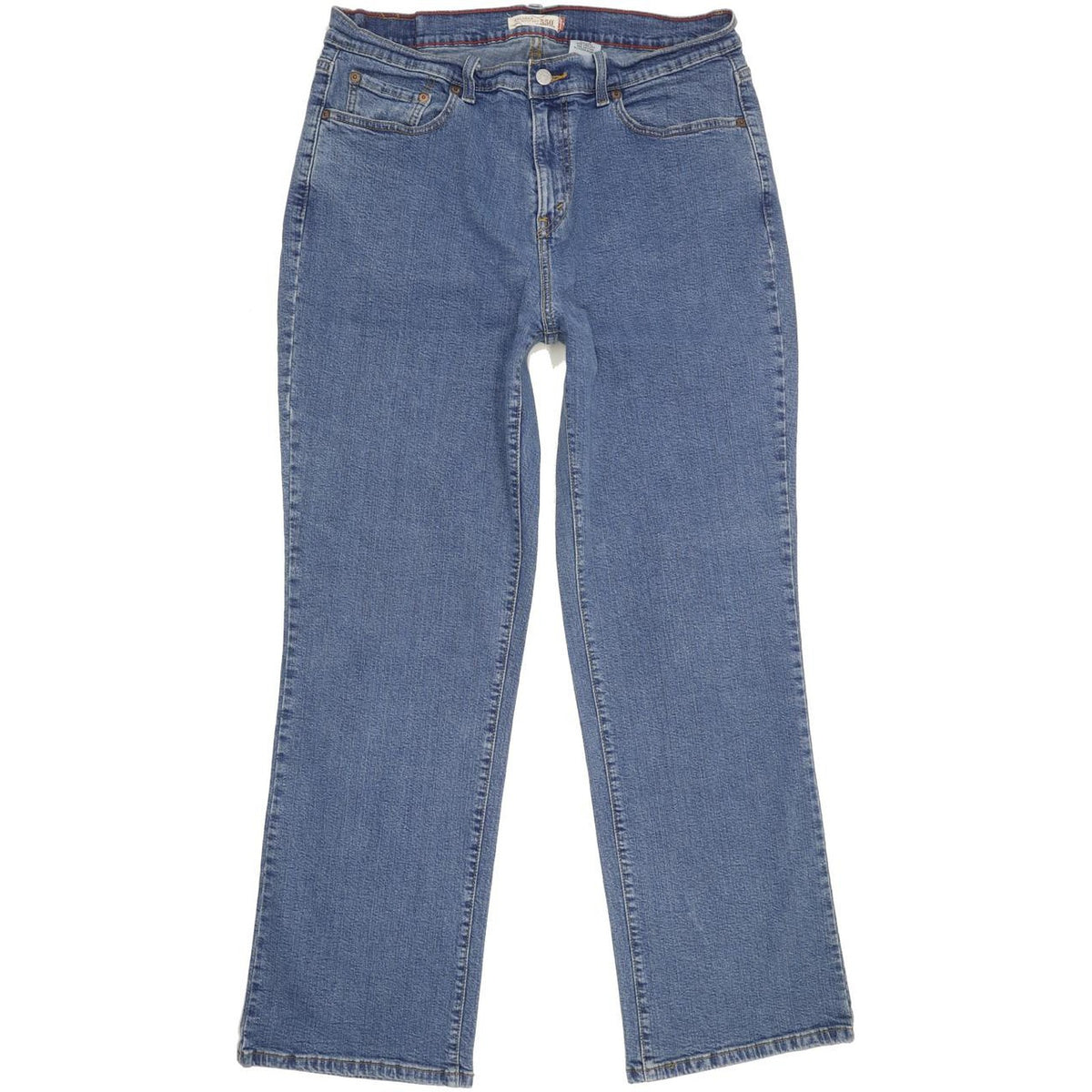 Levi's 550 Blue Bootcut Relaxed Stretch Jeans High Waisted W32 L30