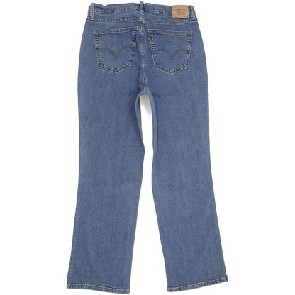Levi's 550 Blue Bootcut Relaxed Stretch Jeans High Waisted W32 L30