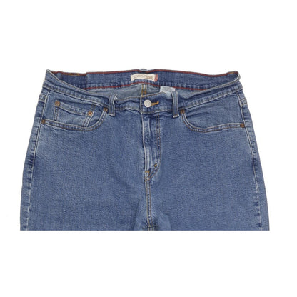 Levi's 550 Blue Bootcut Relaxed Stretch Jeans High Waisted W32 L30